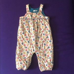 Baby Boden flower pattern warm winter onesie